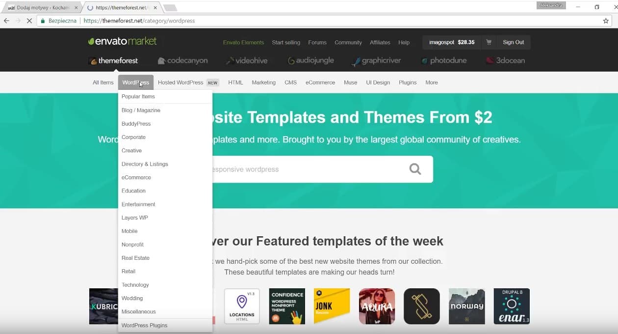 ThemeForest - jak wybrać i zainstalować płatny motyw WordPress?