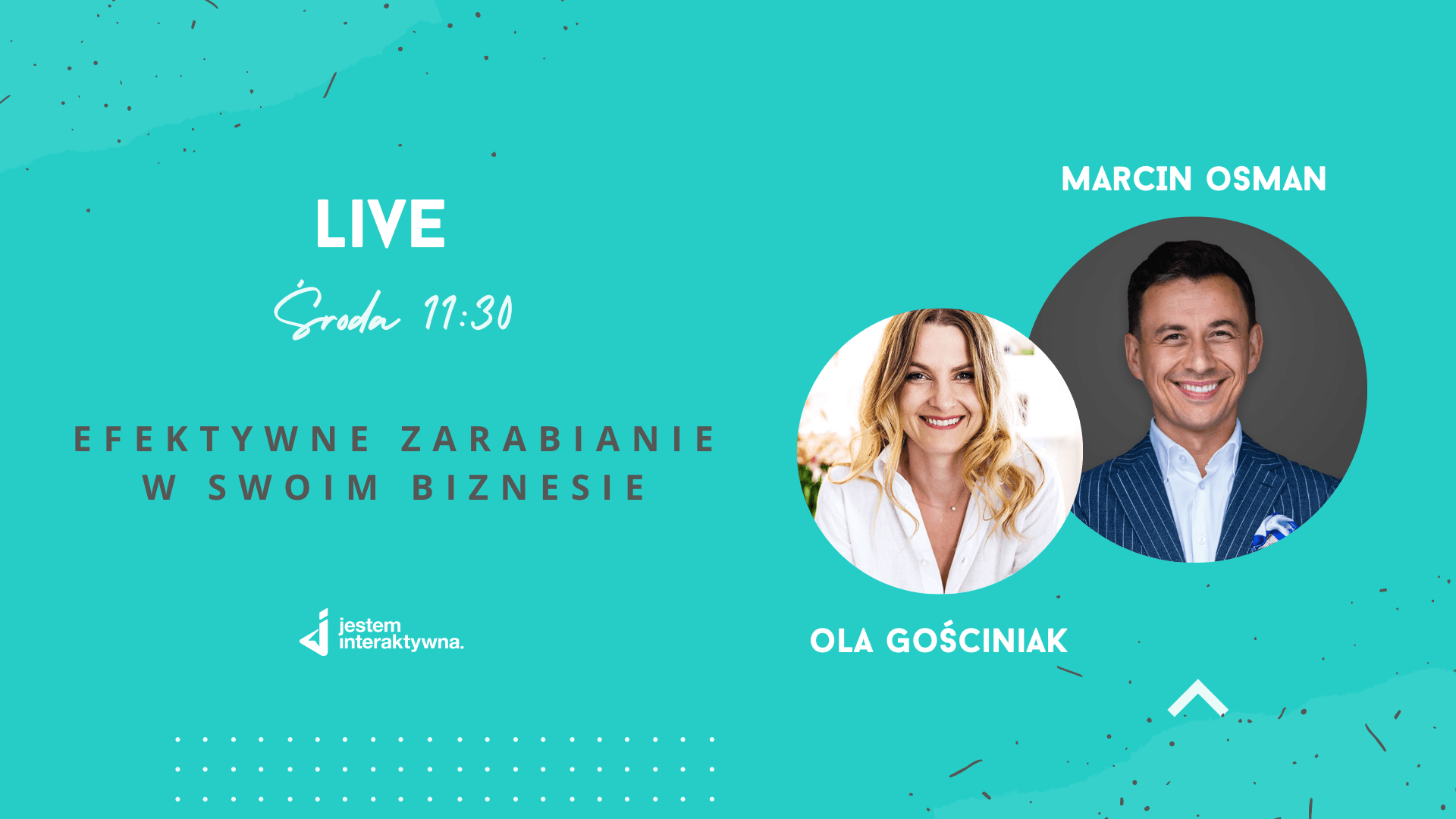 Efektywne zarabianie w swoim biznesie - live z Marcinem Osmanem