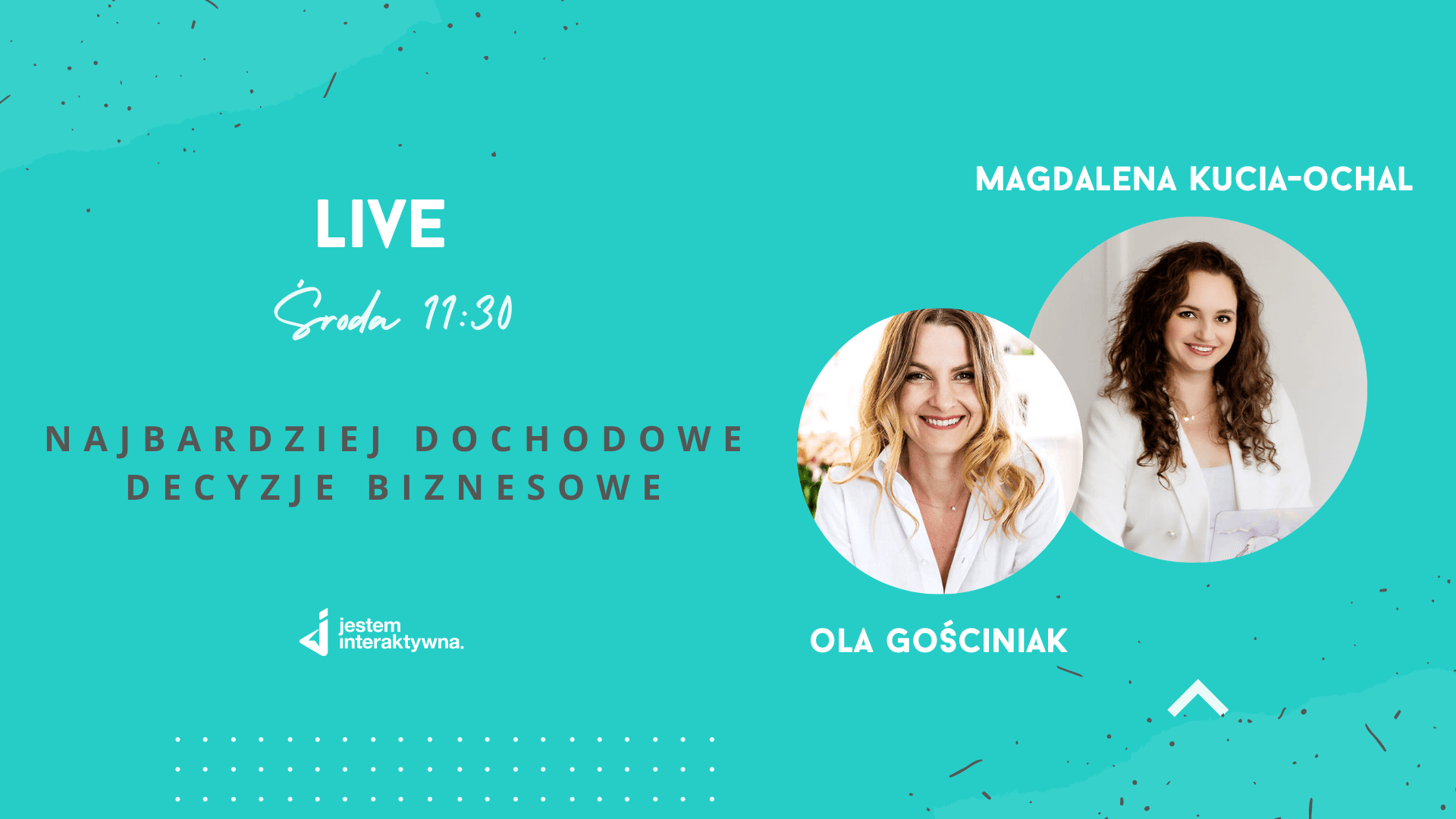 Najbardziej dochodowe decyzje biznesowe - live z Magdaleną z Nancy Accessories