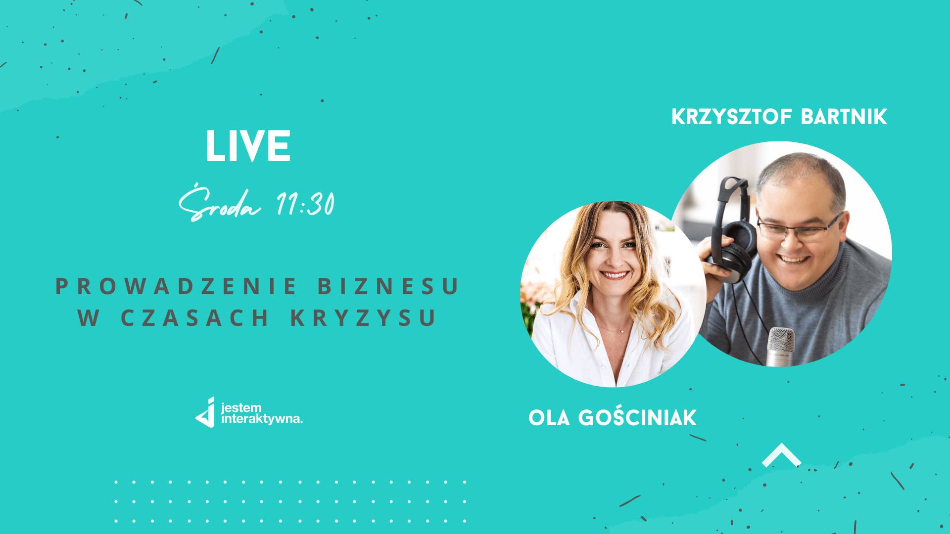 Prowadzenie biznesu w czasach kryzysu - live z Krzysztofem Bartnikiem