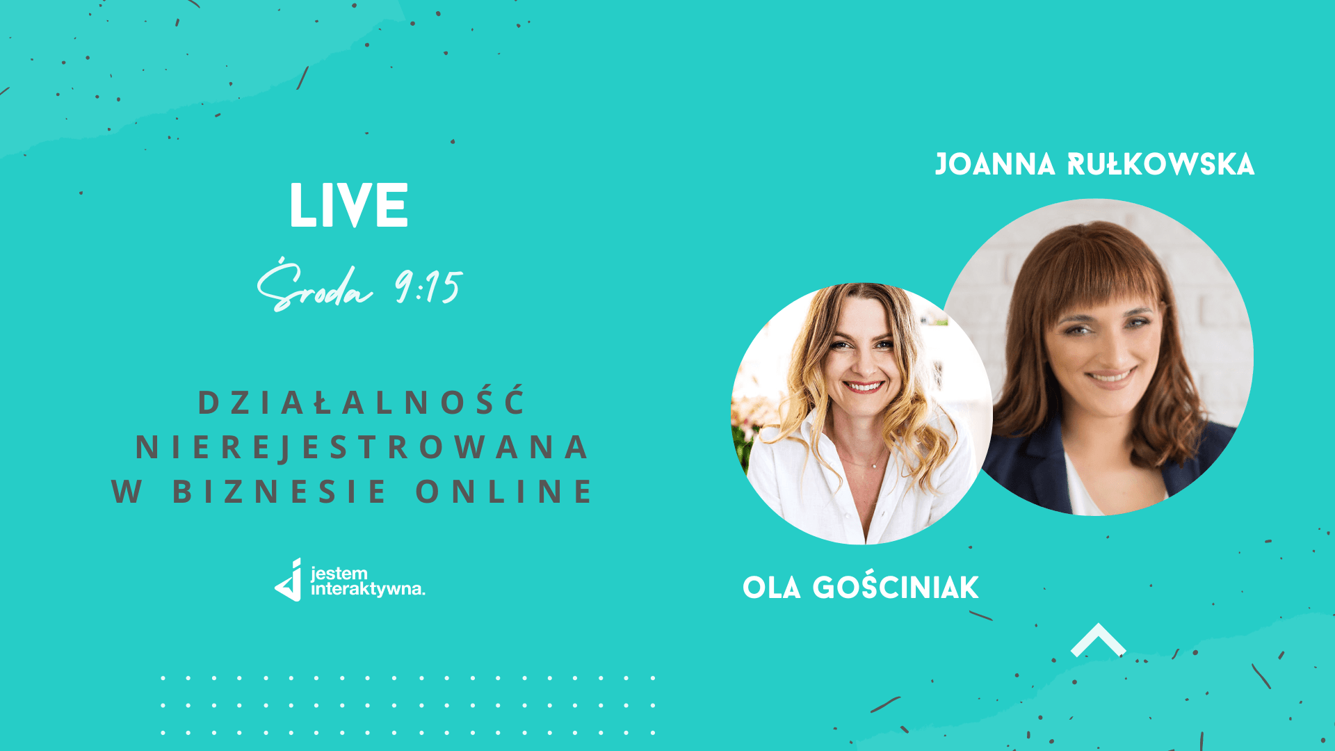 Działalność nierejestrowana w biznesie online - live z Joanną Rułkowską