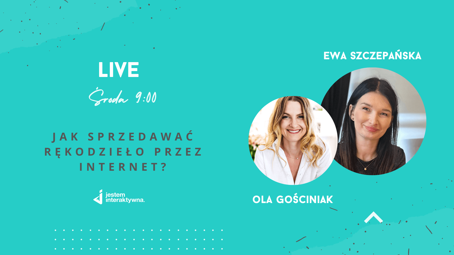 Jak sprzedawać rękodzieło przez Internet? - live z Ewą Szczepańską