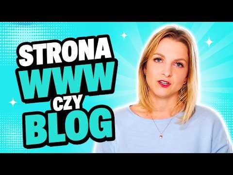Strona WWW czy Blog - LIVE #porannyWarsztat - Jestem Interaktywna