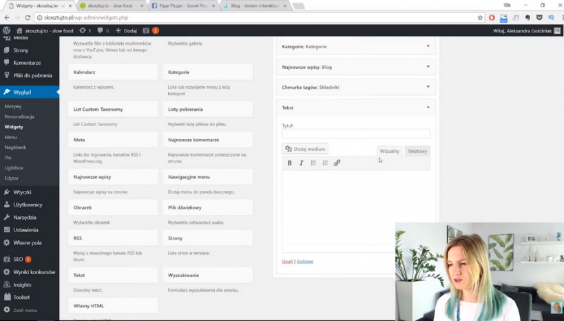 wordpress social media