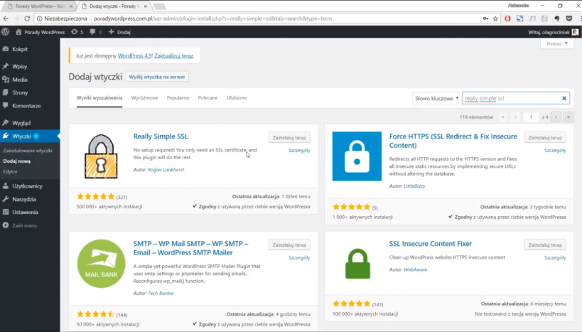 ssl do wordpress