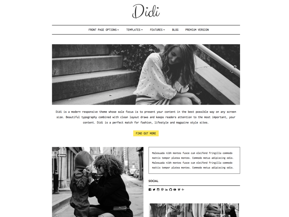 Didi Lite - Najlepsze szablony blogowe do WordPressa - za darmo