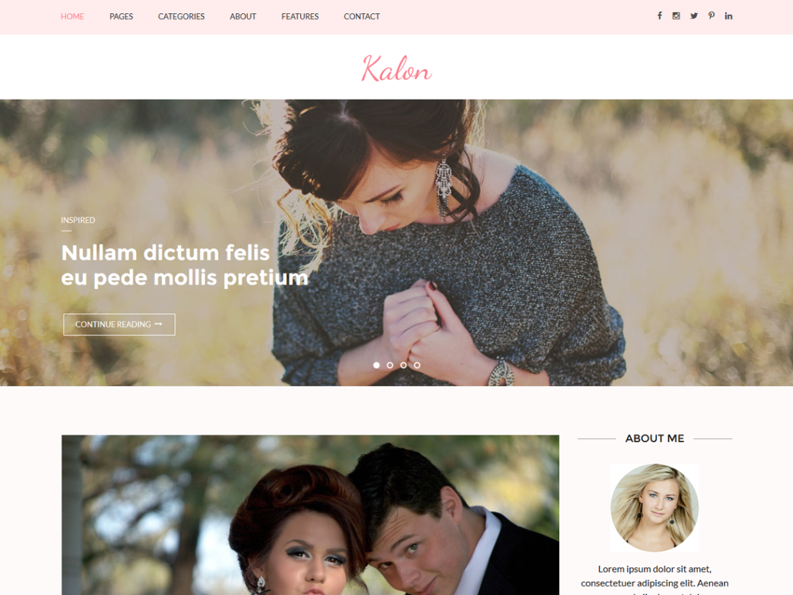 Kalon - Najlepsze szablony blogowe do WordPressa - za darmo