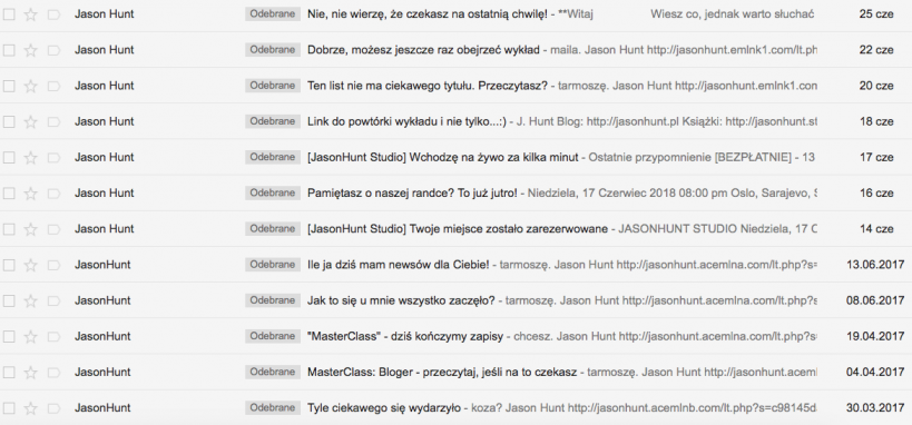 świetny newsletter