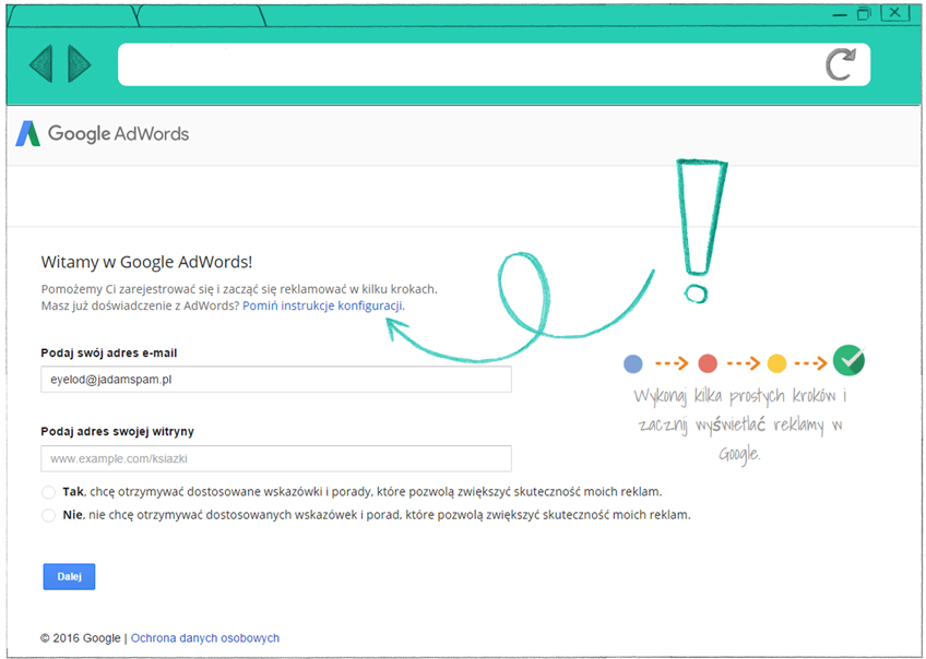 Jak wyszukać słowa kluczowe w planerze od Adwords?