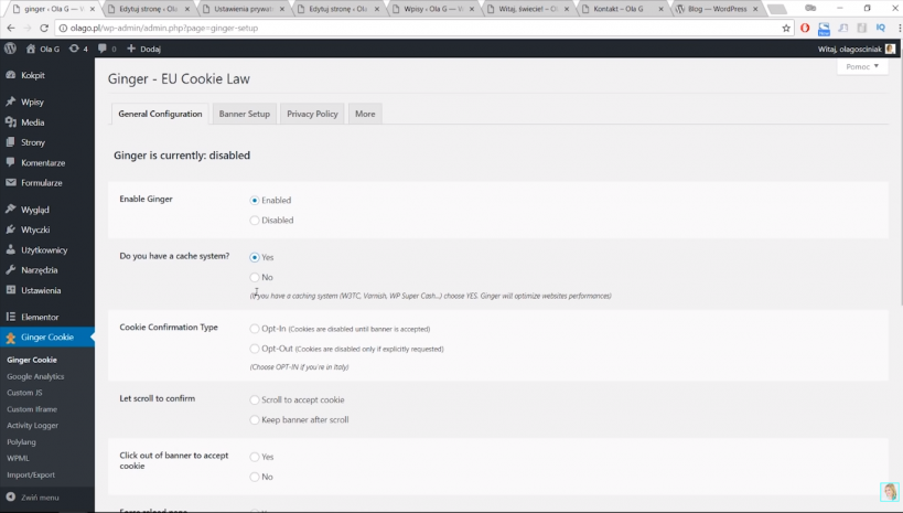 RODO WordPress plugin