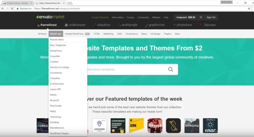ThemeForest – jak wybrać i zainstalować płatny motyw?