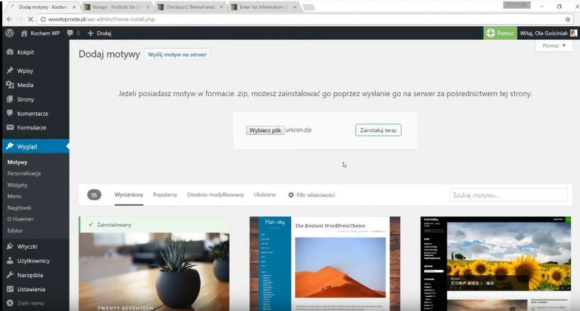ThemeForest – jak wybrać i zainstalować płatny motyw?