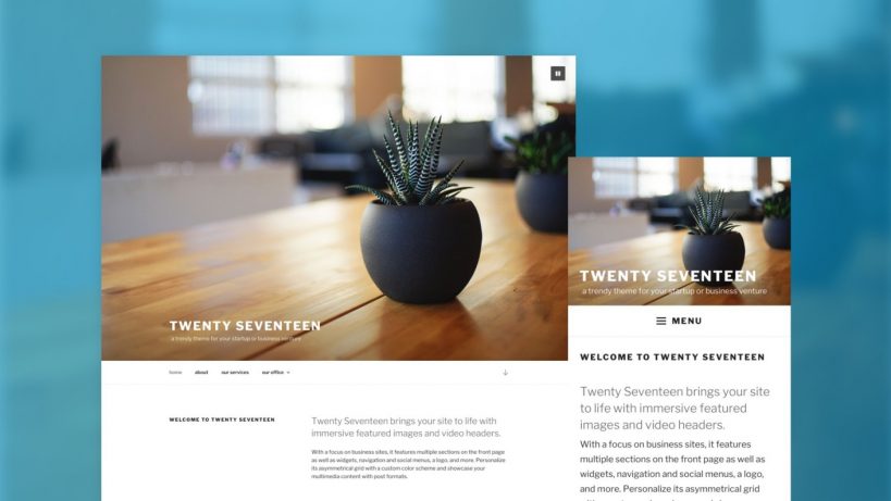 Motyw Twenty Seventeen i WordPress 4.7 - co nowego?