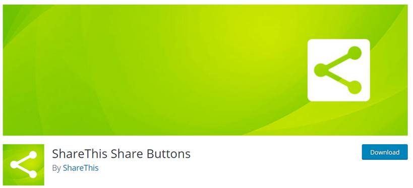 ShareThis - Wtyczki w WordPressie