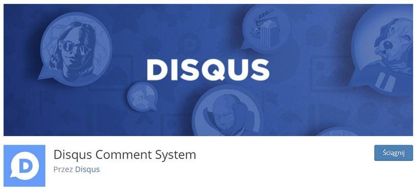 Disqus - Wtyczki w WordPressie